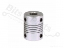 Stappenmotorkoppeling flexibel 5x10mm